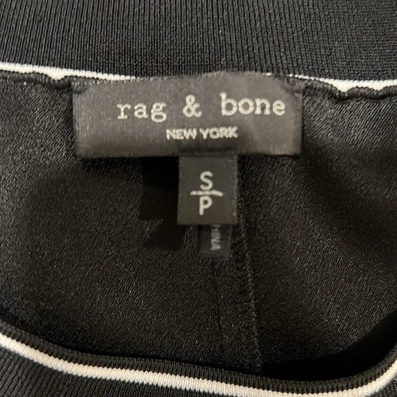 🔥Rag & Bone Black and White Short Sleeve Dress 🔥 - Picture 7 of 7